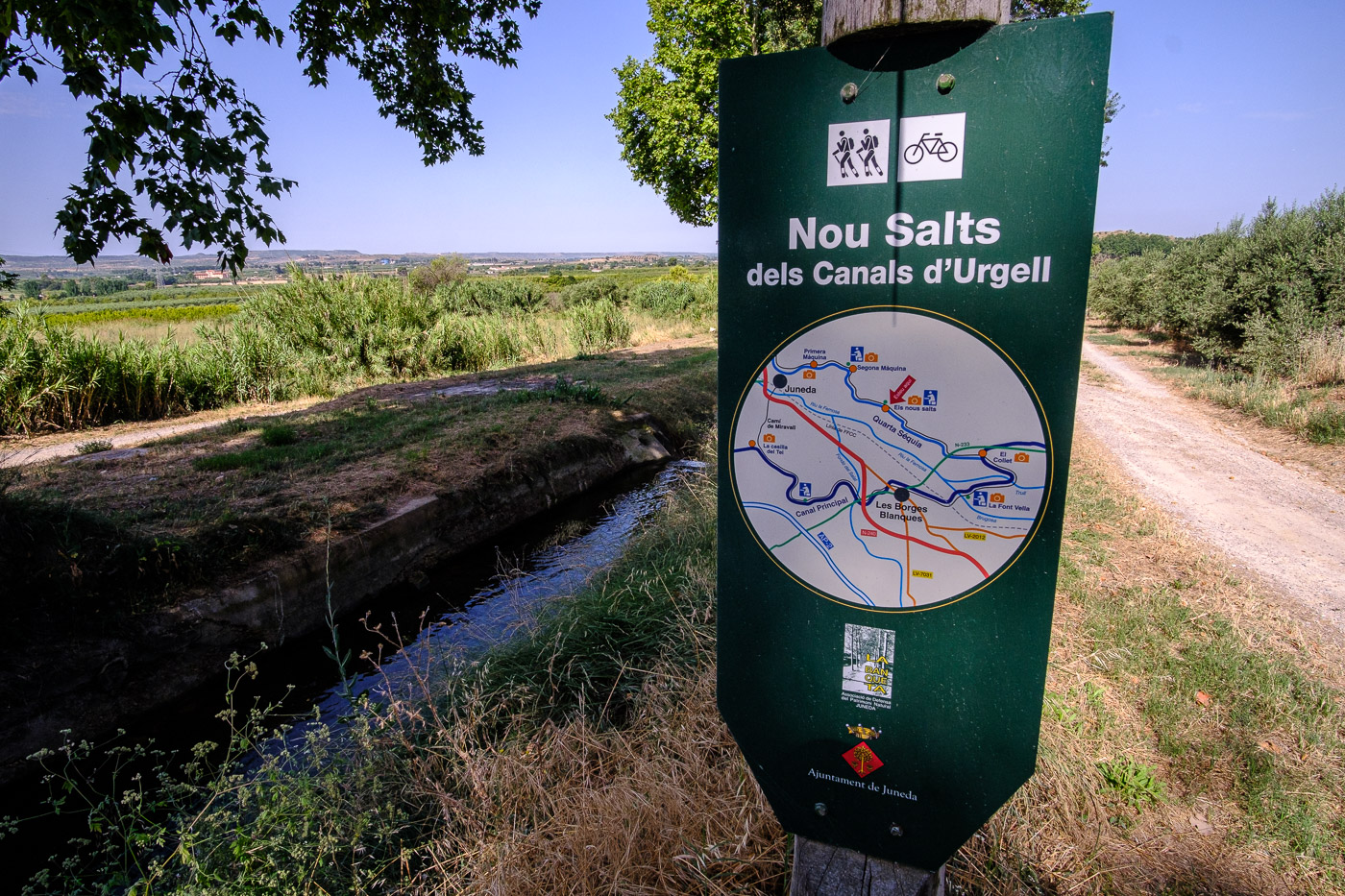 Canal d'Urgell. 3a sèquia. Vilanova de Bellpuig. El Pla d'Urgell - Foto Oriol Clavera