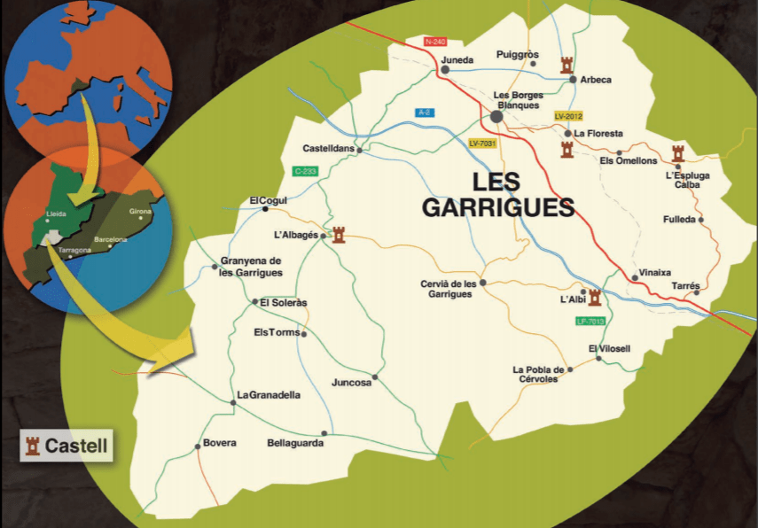 Ruta castells Les Garrigues